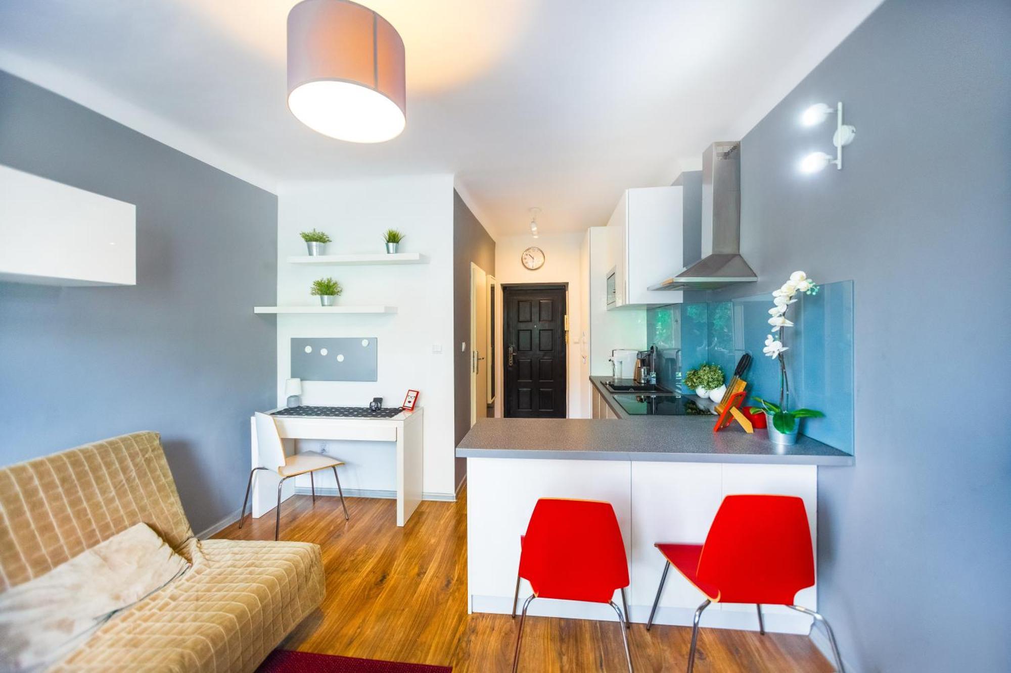 Cozy Studio Next To The Metro And City Center Varsavia Esterno foto